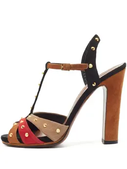 Gucci Pre-Owned: Коричневые сандалии 