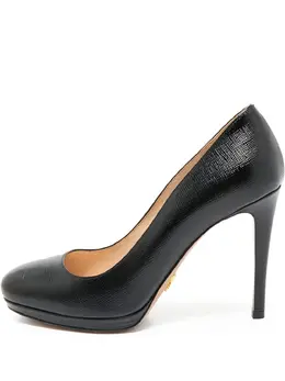 Prada Pre-Owned: Чёрные туфли 