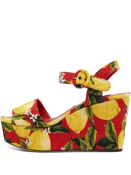 Dolce & Gabbana Pre-Owned: Красные сандалии 