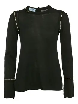 Prada Pre-Owned: Чёрный свитер 