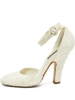 Dolce & Gabbana Pre-Owned: Белые босоножки 