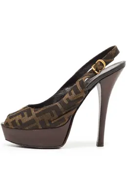 Fendi Pre-Owned: Коричневые туфли 