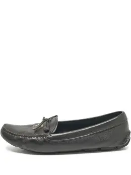 Prada Pre-Owned: Чёрные лоферы 