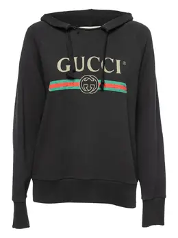 Gucci Pre-Owned: Чёрная толстовка 