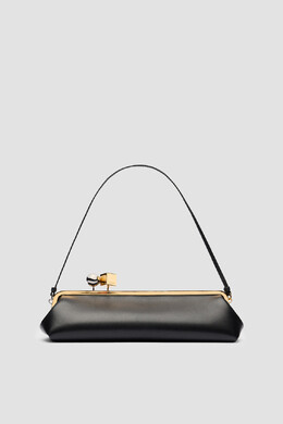 Jacquemus: Чёрный клатч 