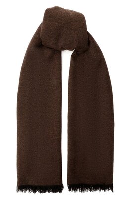 Kiton: Коричневый шарф 