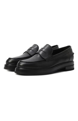Kiton: Чёрные лоферы 