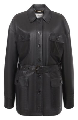 Saint Laurent: Кожаная куртка 