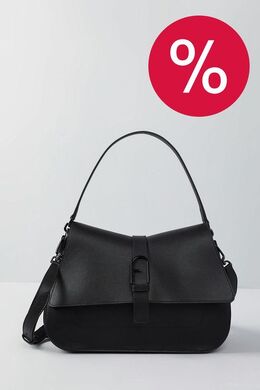 Furla: Чёрная сумка 