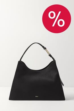 Furla: Чёрная сумка 