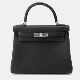 Hermes: Чёрная сумка на руку  Kelly