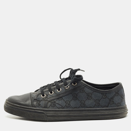 Gucci: Чёрные кроссовки  GG