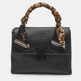 Louis Vuitton: Чёрная сумка  Épi