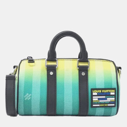 Louis Vuitton: Сумка  Keepall в полоску