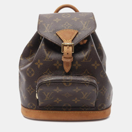 Louis Vuitton: Коричневый рюкзак 