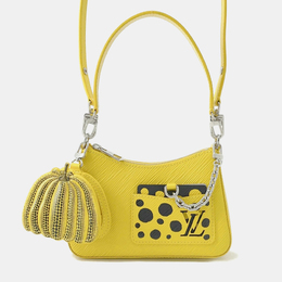 Louis Vuitton: Жёлтая сумка  Épi