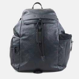 Louis Vuitton: Чёрный рюкзак 