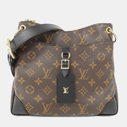 Louis Vuitton: Коричневая сумка 
