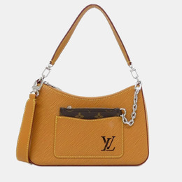 Louis Vuitton: Коричневая сумка  Épi