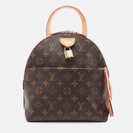 Louis Vuitton: Коричневый рюкзак 