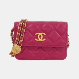 Chanel: Розовый клатч 