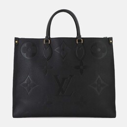 Louis Vuitton: Чёрная сумка-шоппер 