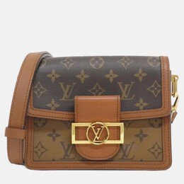 Louis Vuitton: Коричневая сумка 