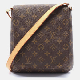 Louis Vuitton: Коричневая сумка  Musette