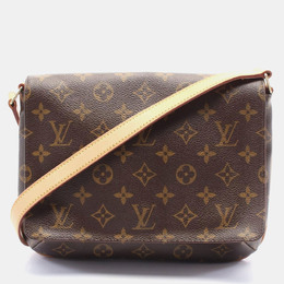 Louis Vuitton: Коричневая сумка  Musette