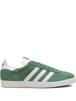 adidas: Зелёные кроссовки  Gazelle