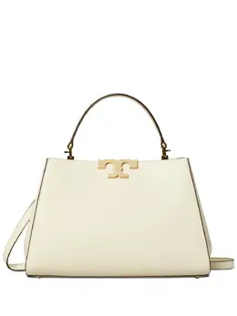 Tory Burch: Белая сумка-шоппер  Eleanor