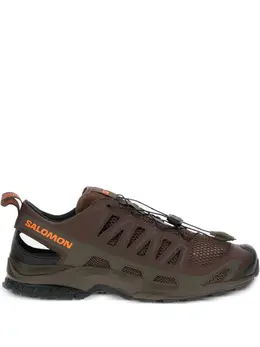 Salomon: Коричневые кроссовки 