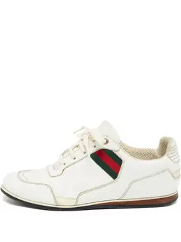 Gucci Pre-Owned: Белые кроссовки 