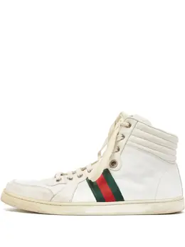 Gucci Pre-Owned: Белые кроссовки 