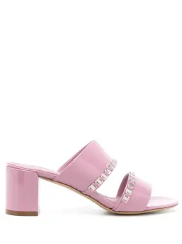 Ferragamo: Розовые сандалии 