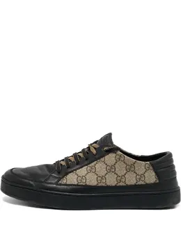 Gucci Pre-Owned: Чёрные кроссовки 
