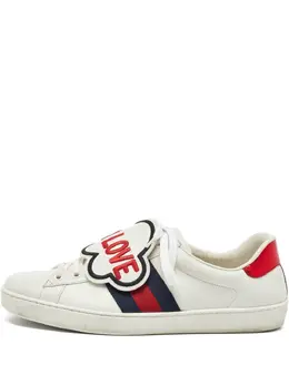 Gucci Pre-Owned: Белые кроссовки 