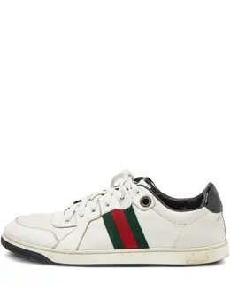 Gucci Pre-Owned: Белые кроссовки 