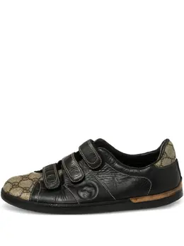 Gucci Pre-Owned: Чёрные кроссовки 
