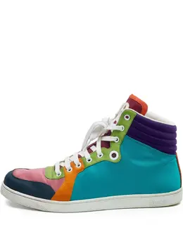 Gucci Pre-Owned: Голубые кроссовки 