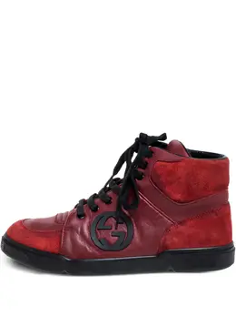 Gucci Pre-Owned: Красные кроссовки 