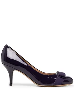 Ferragamo: Тёмные туфли  Carla