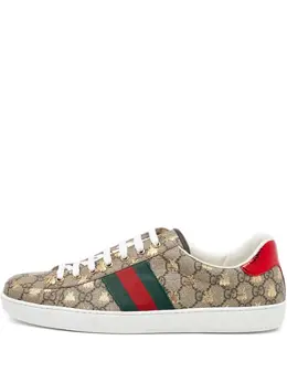 Gucci Pre-Owned: Бежевые кроссовки 