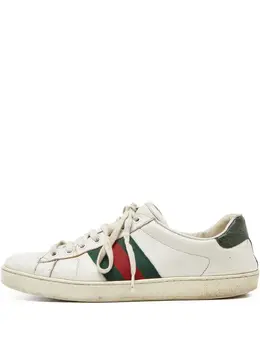 Gucci Pre-Owned: Белые кроссовки 