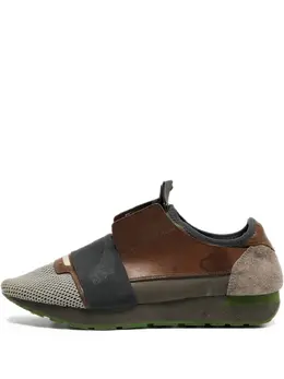 Balenciaga Pre-Owned: Коричневые кроссовки 