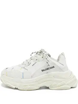 Balenciaga Pre-Owned: Белые кроссовки 