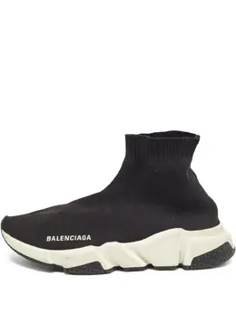 Balenciaga Pre-Owned: Чёрные кроссовки 
