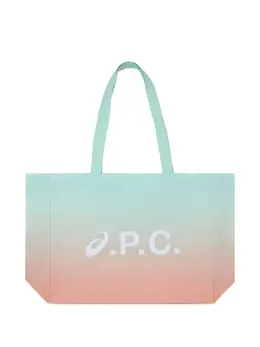A.P.C.: Голубая сумка-шоппер  Diane