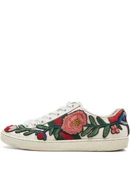 Gucci Pre-Owned: Белые кроссовки 