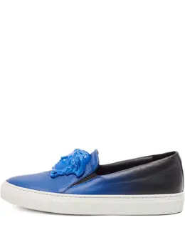 Versace Pre-Owned: Голубые кроссовки 